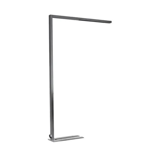 Arcchio LED kantoor vloerlamp Jolinda, set van 2, zilver, 4.000 K