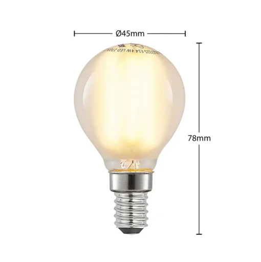 Arcchio LED lamp, druppellamp, E14, 4W, mat 2.700K