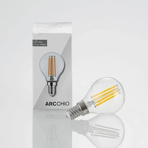 Arcchio LED lamp E14 P45, 4W, helder, 2.700 K, dimbaar