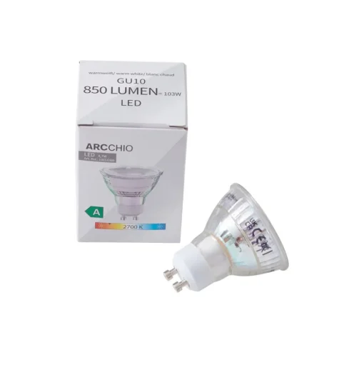 Arcchio LED lamp GU10 4,7W 2700K 850lm glas set van 5
