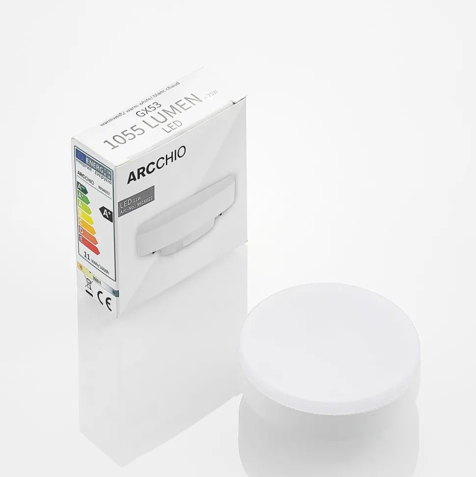 Arcchio LED lamp GX53 10W 3.000K 10 per set