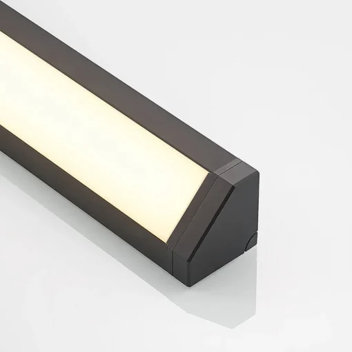 Arcchio LED meubelverlichting Ovano, 62 cm, zwart, aluminium