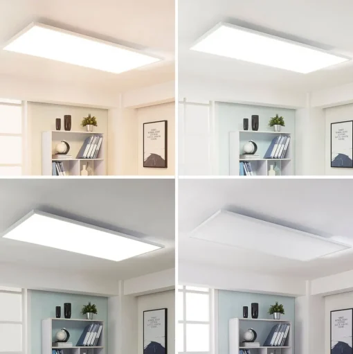 Arcchio LED paneel Arya, dimbaar, 119 cm x 59 cm, metaal