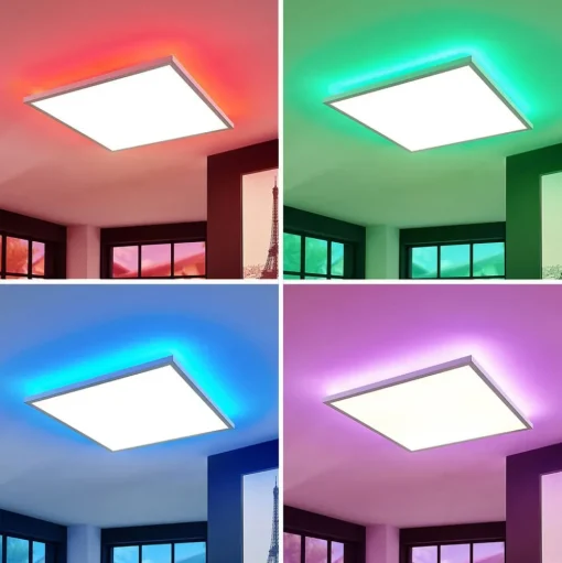 Arcchio LED paneel Brenda, 60 cx 60 cm, CCT, afstandsbediening