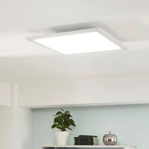 Arcchio LED paneel, CCT Lysander, 39 cm, wit, aluminium