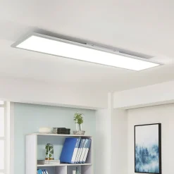 Arcchio LED paneel Lysander, 32W, CCT, 119cm, zilver
