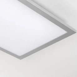 Arcchio LED paneel Lysander, 50W, CCT, 119cm, zilver