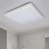 Arcchio LED plafondlamp Augustin, 40 x 40 cm, wit, IP54