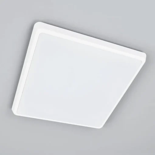 Arcchio LED plafondlamp Augustin, 40 x 40 cm, wit, IP54