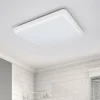Arcchio LED plafondlamp Augustin, 30 x 30 cm, wit, IP54