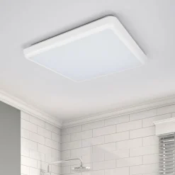 Arcchio LED plafondlamp Augustin, 30 x 30 cm, wit, IP54