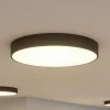 Arcchio LED plafondlamp Noabelle, Ø 80 cm, zwart, metaal