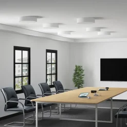 Arcchio LED plafondlamp Noabelle, Ø 40 cm, wit, metaal