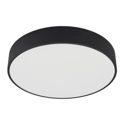 Arcchio LED plafondlamp Noabelle, Ø 60 cm, zwart, metaal