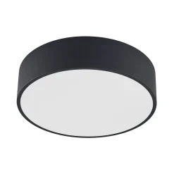 Arcchio LED plafondlamp Noabelle, Ø 40 cm, zwart, metaal