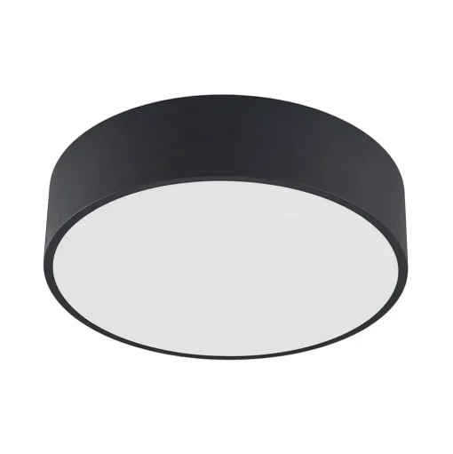 Arcchio LED plafondlamp Noabelle, Ø 40 cm, zwart, metaal