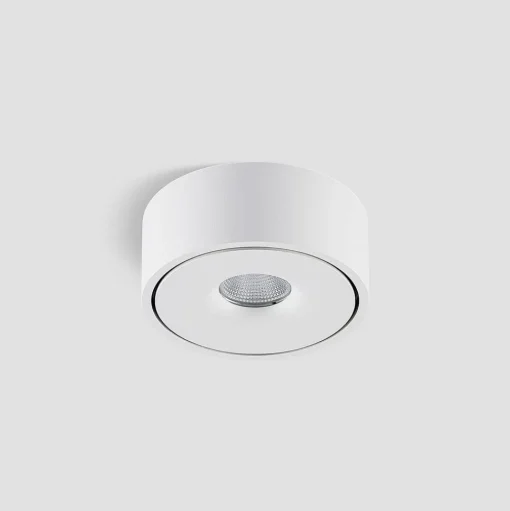 Arcchio LED plafondlamp Rotari, wit, omhoog en omlaag, aluminium