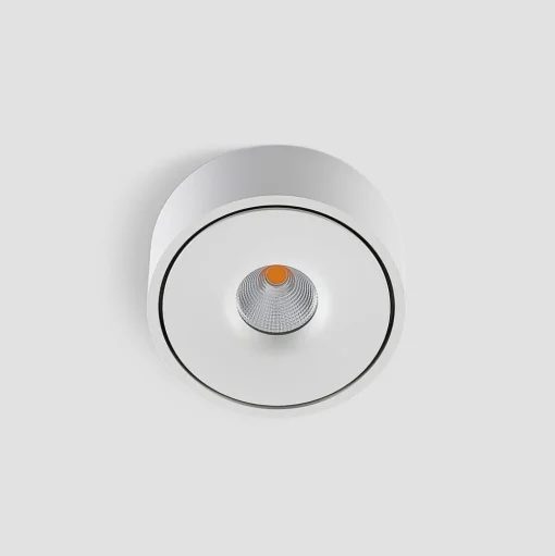 Arcchio LED plafondlamp Rotari, wit, omhoog en omlaag, aluminium