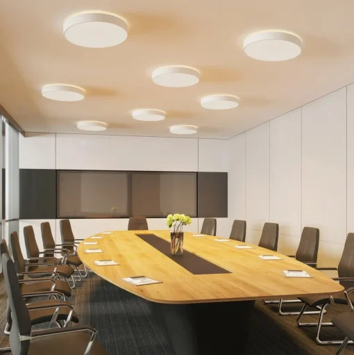 Arcchio LED plafondlamp Vanida, wit, Ø 60 cm, omhoog/omlaag