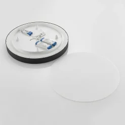 Arcchio LED plafondlamp Vanida, zwart, Ø 60 cm, omhoog/omlaag