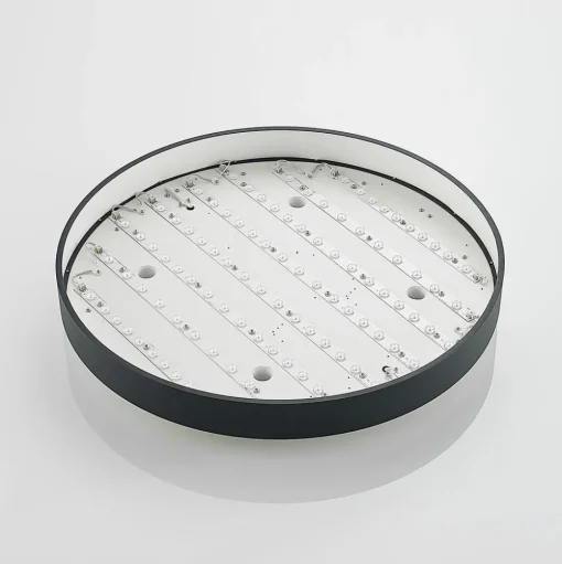 Arcchio LED plafondlamp Vanida, zwart, Ø 60 cm, omhoog/omlaag