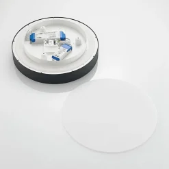 Arcchio LED plafondlamp Vanida, zwart, Ø 40 cm, omhoog/omlaag