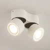 Arcchio LED plafondspot Rotari, wit, 2-lamps, 1140lm