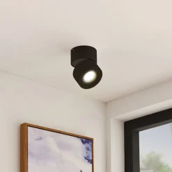 Arcchio LED plafondspot Rotari, 980lm, 1-lamp, zwart