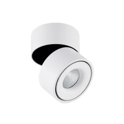 Arcchio LED plafondspot Rotari, wit, 1-lamp, 1560lm