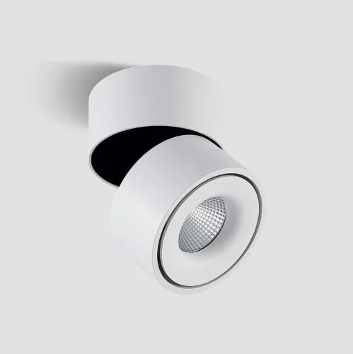 Arcchio LED plafondspot Rotari, wit, 1-lamp, 1560lm