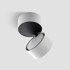 Arcchio LED plafondspot Rotari, wit, 1-lamp, 1560lm