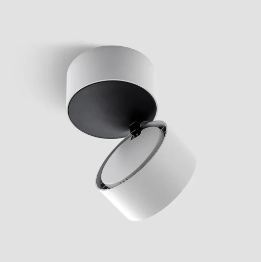 Arcchio LED plafondspot Rotari, wit, 1-lamp, 1560lm