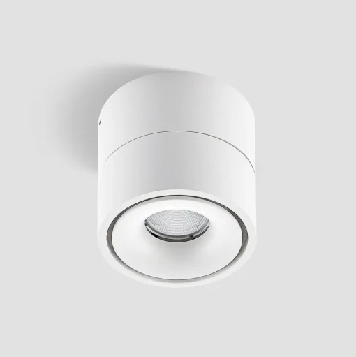 Arcchio LED plafondspot Rotari, wit, 1-lamp, 790lm