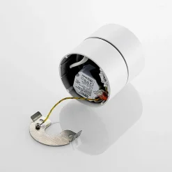 Arcchio LED plafondspot Rotari, wit, 1-lamp, 790lm