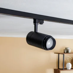 Arcchio LED railspot Nanna, 3000K, zwart, DALI