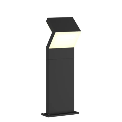 Arcchio LED sokkellamp Havin, antraciet, metaal, 60cm
