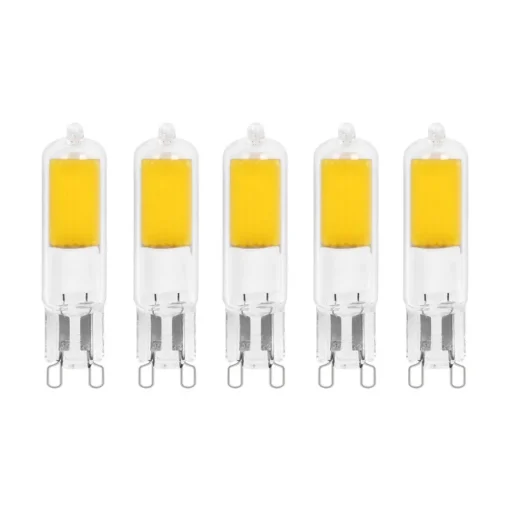 Arcchio LED stiftlamp, G9, 4W, 2700K, set van 5
