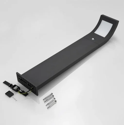 Arcchio LED tuinpadverlichting, 100 cm, antraciet, sensor, IP54