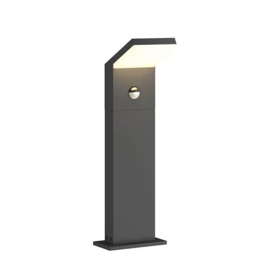 Arcchio LED tuinpadverlichting Yolena, sensor, 60 cm, antraciet