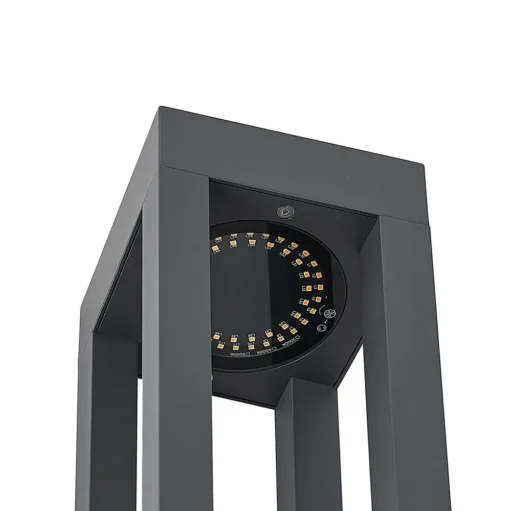 Arcchio LED tuinpadverlichting Lienna, 60 cm, grijs, metaal, IP65
