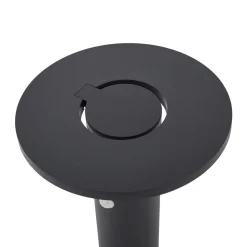 Arcchio LED tuinpadverlichting Tovio, antraciet, Ø 24cm, sensor
