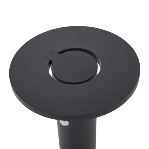Arcchio LED tuinpadverlichting Tovio, antraciet, Ø 24cm, sensor