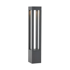 Arcchio LED tuinpadverlichting Lienna, 90 cm, grijs, metaal, IP65