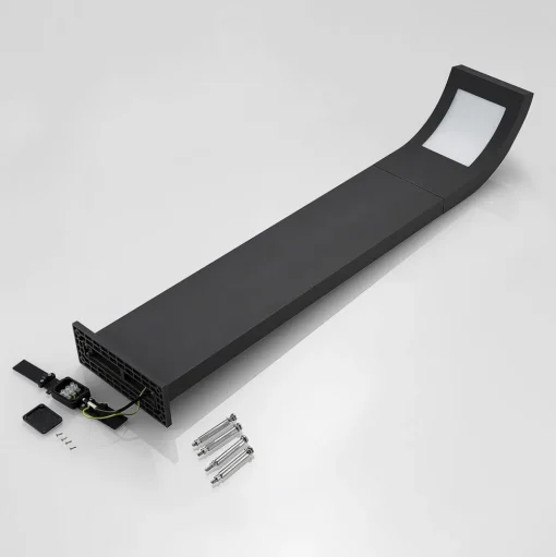 Arcchio LED tuinpadverlichting, 100 cm, antraciet, metaal, IP65