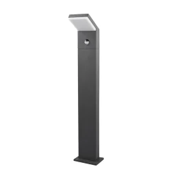 Arcchio LED tuinpadverlichting Yolena, sensor, 100cm, antraciet