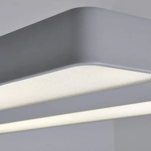 Arcchio LED vloerlamp Logan Neo, zilver, 8.000 lm, dimbaar