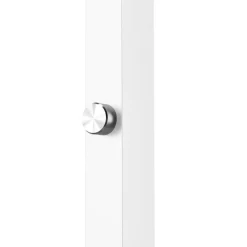 Arcchio LED vloerlamp Timon, 195 cm, wit, 54 W, aluminium
