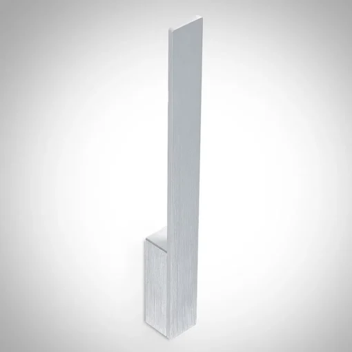 Arcchio LED wandlamp Ivano, hoogte 43 cm, geborsteld aluminium