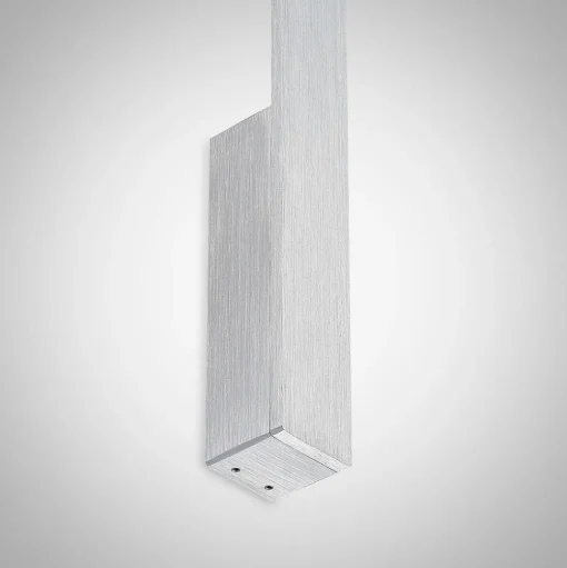 Arcchio LED wandlamp Ivano, hoogte 43 cm, geborsteld aluminium