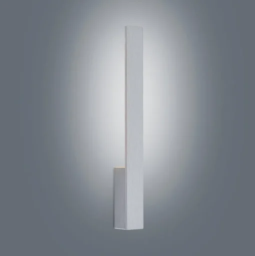 Arcchio LED wandlamp Ivano, hoogte 43 cm, geborsteld aluminium